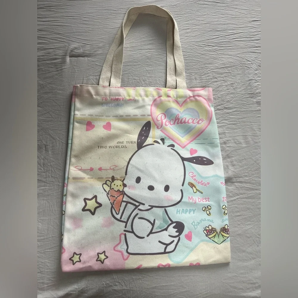 Pochacco Canvas Tote Bag‎